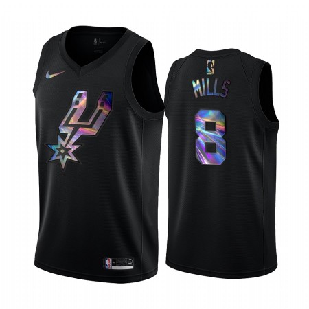NBA Mænd Trøje San Antonio Spurs Patty Mills 8 Iridescent HWC Collection Swingman